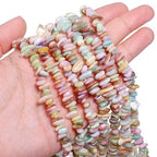 Chip Shell, 260pcs 5-8mm Irregular Shell Beads with Holes, Pastel Shell & Opal Like Chip Beads for Jewelry Making - color: Pastel