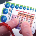The Beadsmith Bead Oracle – Beader’s Reference Card – Wallet Sized – Resource to Determine Bead Sizes, Wire Gauge Conversion Chart, Measurement Comparisons & Project Quantities