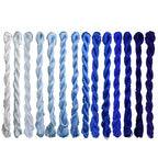 Natural 100% Silk Thread, Handmade Embroidery Thread Silk Floss 14 Colors 110m Each (70) - color: 70