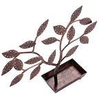 MyGift Jewelry Tree w/Bird Nest 48 pair Earrings Holder, Bracelets/Necklace Organizer Stand (Bronze Metal) - color: Bronze Metal