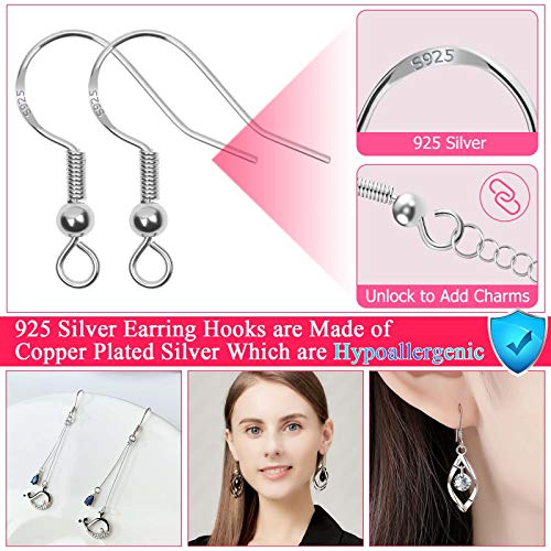 Cludoo Earring Making Kit - 2393 Pcs Hypoallergenic Earring Hooks, Posts, Backs, Studs & Tools for Jewelry DIY Making & Repair