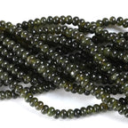 5x8mm 76pcs Natural Stone Green Garnet Jade Rondelle Spacer Loose Beads Abacus Disk Stone Round Loose Gemstone Beads for Jewelry Making DIY Bracelet Necklace - color: Green garnet Stone, size: 5x8mm Abacus Disk