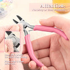 4-Inch Side Cutters for Jewelry Making Diagonal Cutting Pliers Wire Cutters Diagonal Side Cutting Pliers Mini Jewelry Making Tool Jewelry Plier for Wire, Zip Ties, Crafting - style: Diagonal Cutting Pliers