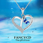 Forever Connected Mother & Son Necklace – Heart Pendant Gift for Mom, Sterling Silver Jewelry for Mother's Day or Birthday - style: Mom F