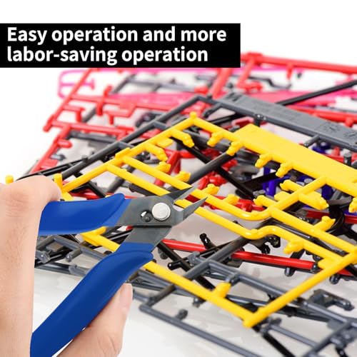 5-Inch Micro Wire Cutters Pliers,Small Zip Tie Cutter Nippers,Precision Flush Cutter Tools for Jewelry Making Craft,Mini Wire Side Cutting Snips for Electronics