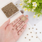 PH PandaHall 300pcs 6mm Flower Spacer Beads, Antique Bronze Alloy Daisy Spacers Snowflake Loose Beads Floral Metal Jewelry Spacers for DIY Bracelet Necklace Earring Jewelry Making Supplies - color: Antique Bronze