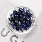 62Pcs Blue Sodalite 6mm Beads Natural Stone Round Gemstone Genuine Real Stone for DIY Bracelet Jewelry String Making - color: Blue Sodalite, size: 6mm