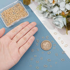 UNICRAFTALE 500Pcs 5 Sizes 18K Gold Plated Oval Stainless Steel Open Jump Rings for Jewelry Making DIY Craft Earring Bracelet Pendant Choker Making and Key Ring Chain - size: 2/3/4/5/6mm