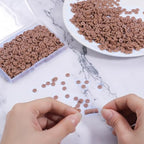 Brown Polymer Clay Beads, 6mm Heishi Bead for Jewelry Bracelets Necklace Making 1000PCS - color: Brown