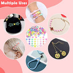 900Pcs Acrylic Pastel Beads, Shynek Colorful Plastic Candy Beads Include Heart Beads Star Beads Round Beads, Chunky Cute Beads for Bracelets Jewelry Making