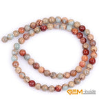 GEM-Inside Shoushan Stone Gemstone Loose Beads Natural Energy Power Beads for Jewelry Making 6mm Round 15 inches