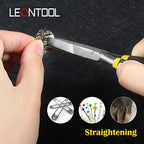 4.5-Inch Flat Nose Jewelry Making Pliers - Duck Bill, Smooth Jaw, Wire Bending, Wire Straightener, Ring Opening, Precision Plier - size: Flat Nose