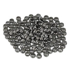 uxcell 200Pcs Round Crimp Beads, 3.5mm Metal Spacer Loose Beads Metal Clamp Ends Tiny Stoppers Bead for Bracelet Jewelry Making Craft DIY, Metallic Black - color: Metallic Black, size: 3.5mm