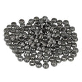 uxcell 200Pcs Round Crimp Beads, 4mm Metal Spacer Loose Beads Metal Clamp Ends Tiny Stoppers Bead for Bracelet Jewelry Making Craft DIY, Metallic Black - color: Metallic Black, size: 4mm