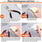 PAXCOO Jewelry Making Supplies Kit - Jewelry Repair Tool with Accessories, Pliers, Findings, and Beading Wires for Adults and Beginners