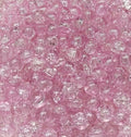 200PCS Glass Beads 8mm Glass Beads for Bracelets Necklaces Jewelry Making DIY Crafts (Pink Crackle) - color: 8Pink Crackle
