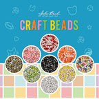 495pcs John Bead 7mm Silver and Gold Round Acrylic Alphabet Beads for DIY Craft Jewelry Bracelet Necklace Making - color: Red