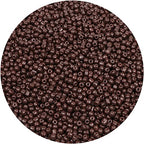 2200pcs Glass Seed Beads Bulk, 4mm 6/0 Pony Beads Bulk for Jewelry Making Mini Spacer Beads Loose Beads Craft Small Glass Seed Beads for DIY Bracelet Wrist (Coffee Brown) - color: Coffee Brown
