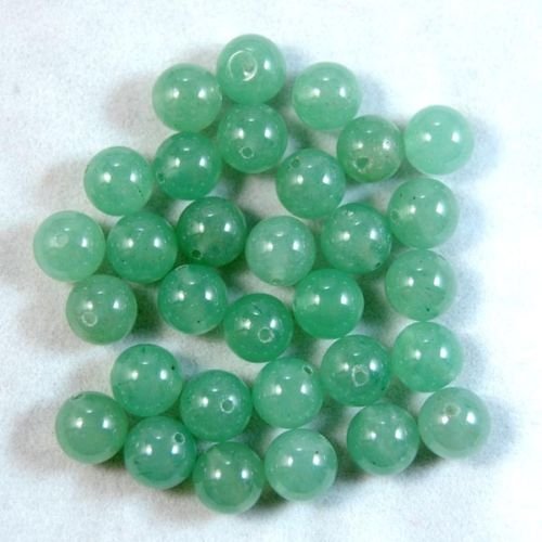 AD Beads Natural Gemstone Round Spacer Loose Beads (6mm 100pcs, Green Aventurine) - color: Green Aventurine, size: 6mm 100pcs