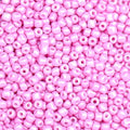 2000pcs Glass Seed Beads Bulk, 4mm 6/0 Mini Pony Spacer Small Individual Color Seed Beads for DIY Bracelet Necklaces Wrist Jewelry Making, Light Pink - color: Light Pink