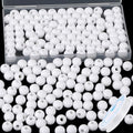 100pcs Golf Ball Beads with 5.5 Yard Elastic Rope,Acrylic Sports Beads DIY Spacer Bead for Necklace Bracelet Keychains Handmade Jewelry Making Accessories Craft Supplies,12mm (Golf) - color: Golf