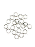 20pcs 925 Sterling Silver Open Jump Rings, 16 Gauge 6.6mm OD/4.0mm ID Made in USA by CRAFT WIRE - size: 6.6mm OD/4.0mm ID