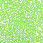 BEEFLYING 1480Pcs Transparent Acrylic Alphabet Beads Flat Round Disc Coin A-Z White Letter Beads Clear Spacer Beads Charms for DIY Friendship Bracelet Souvenir Jewelry Crafts Making (Lawn Green) - color: Lawn Green