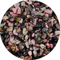 Natural Chip Stone Beads Black Stripe Rhodochrosite 5-8mm About 400 Pieces Irregular Gemstones Crystal Loose Bead Hole Drilled DIY for Bracelet Jewelry Making (5-8mm, Black Stripe Rhodochrosite) - color: Black Stripe Rhodochrosite