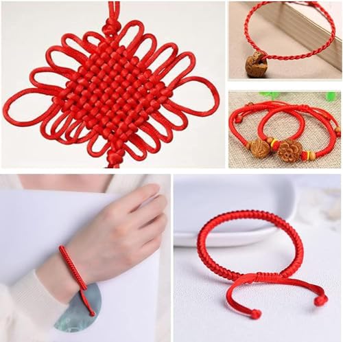 1.5 mm Nylon Satin Cord 12 Colors Thread Beading String Bracelet Beading String for Macrame Friendship Bracelets Chinese Knotting,Necklaces,Jewelry Making 252 Yards - color: Assorted, size: 1.5mm