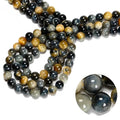 65Pcs 6mm Dream Tiger Eye Gemstone Natural Round Loose Real Stone Beads Gemstone Genuine for DIY Hand Made Craft Jewelry Bracelet Earring Necklace String Making Energy Healing Power - color: Dream Tiger Eye Gemstone, size: 6mm