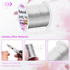 3Rolls 20/24 Gauge Silver Wire with 4 in 1 Jewelry Pliers, Modacraft Tarnish Resistant 20 Gauge Craft Wire 24 Gauge Jewelry Wire for Jewelry Making Supplies and Craft - color: Silver, size: 20/24 Gauge Set