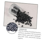 1000pcs Black Acrylic Number Beads 6x6mm Mixed Cube Number Beads 0-9 for Bracelets Necklaces Jewelry Making - color: Black Mixed White Number 0-9