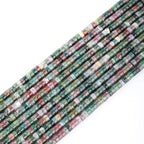 Natural Indian Agate Heishi Spacer Beads Loose Semi Precious Flat Round Gemstone Disc Shape Stone for Beading Jewelry Making 4x2mm 15.5" - color: Indian Agate
