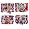 Twinfree Bohemia Beaded Bracelet for Women, Polymer Clay Stretch Bracelets - color: color 10