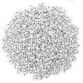 600PCS 6x6mm Square Acrylic Letter Beads L for Friendship Bracelets Jewelry Making, White Acrylic Cube Base with Black Alphabet Beads for DIY Crafts Bracelets Necklaces Key Chains Phone Lanyard - color: Letter L(Black on White)