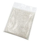 INSPIRELLE 7000pcs 4mm White Art Faux Pearl Beads ABS Round Loose Spacer Beads for DIY Craft Necklaces Bracelets Jewelry Making - color: White, size: 4mm
