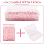 10100 Pcs Size 11/0 Glass Seed Beads, 2 mm Rose Gold Small Mini Spacer Loose Pony Beads for Jewelry Making and DIY Crafts - color: Rose Gold, size: Small