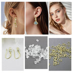Earring Hooks for Jewelry Making, 14K Gold Plated Earring Hooks with with Cubic Zirconia Hypoallergenic Ear Wire for DIY Earrings 220PCS - color: 14K Gold-Big Cubic Zirconia Earring Hooks