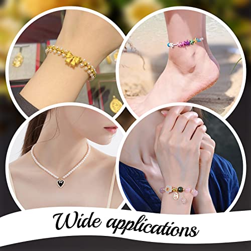 Beebeecraft 1 Box 1000Pcs Crimp Tube Beads 18K Gold Plated Crimping Tube Spacers Cord End Caps 2mm Loose Tiny Stopper Beads for Earring Necklace
