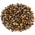 SUNYIK Tiger's Eye Stone Large Hole (5mm) Barrel Rondelle Loose Charms European Bead fits Bracelet,Jewelry Makings Pack of 20 - color: Brown-Tiger's Eye Stone, size: 16x5mm