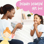The Memory Building Co Unicorn Musical Jewelry Box Plays Classic Melody, Storage Organizer Music Box for Kids Ages 6-12, MDF Wood w/ 2 Fabric Lined Ring Bracelet Necklace Treasure Compartments - style: Unicorn