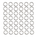 500 pcs Stainless Steel Split Rings Jump Rings Connector Rings for Jewelry Making Necklaces Bracelet Earrings Keychain DIY Craft (12609-8mm) - size: 8mm