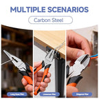 22-Piece Pliers Tool Set with Portable Tool Bag, Full Assortment of Pliers Essential Home Repair & Workshop Kit, Great Gift Idea for DIY Enthusiasts and Homeowners Father's Day