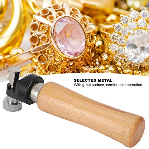 Tissting 13cm/5.1in Ring Setting Tool, Ring Holder Stone Setting Tool Kit Jewelry Ring Processing Tool for Jewelry Ring Processing Fixing, Setting Stones, Beading