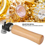 Tissting 13cm/5.1in Ring Setting Tool, Ring Holder Stone Setting Tool Kit Jewelry Ring Processing Tool for Jewelry Ring Processing Fixing, Setting Stones, Beading