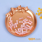 GEM-Inside 30Pcs 5x12mm Natural Pink Australia Opal Gemstone Stone Plant Bamboo Knot Bone Beads for Jewelry Making Power Energy Chakra Stone Beads - color: Pink Australia Opal