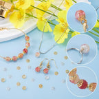 ANCIRS 2000pcs 7mm Spacer Beads Caps for Jewelry Making, Metal Flower Bead Caps for Bracelet Necklace- Gold & Silver - color: 2000pcs gold & silver