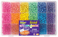 Beadery B6262 The Sparkles Pony Bead Box - Approximately 2300 Beads,(Pack of 12) - size: 9x6mm (Pack of 12)