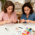 iumulinrui Friendship Bracelet Kit Concert Bracelets Merch, 5200 Pcs Clay Beads Bracelet Making Kit Tricolor Letter Bead, Jewelry Set with Pendant, DIY Craft Gifts Suitable for Beginners (Blue) - color: Blue