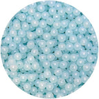 BONNY BOXX 1000PCs 6MM Jelly Light Blue Acrylic Round Beads, Smooth Transparent Acrylic Balls, Plastic Resin Gumball Bubblegum Chunky Beads for Necklace & Bracelet Making, Crafting Supplies - color: Jelly Light Blue, size: 6MM